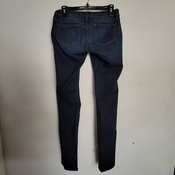 J Brand Maternity MAMA J Elastic Waist Side Panel Blue Demin Jeans Pants Size 25 - Picture 6 of 17